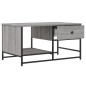 vidaXL Mesa de centro madera contrachapada gris Sonoma 85,5x51x45 cm vidaXL Mesa de centro madera contrachapada gris Sonoma 85,5x51x45 cm