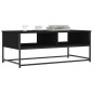 vidaXL Mesa de centro madera de ingeniería negro 100x51x40 cm vidaXL Mesa de centro madera de ingeniería negro 100x51x40 cm