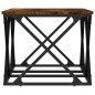 vidaXL Mesa de centro madera de ingeniería roble ahumado 100x49x40 cm