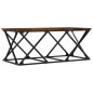 vidaXL Mesa de centro madera de ingeniería roble ahumado 100x49x40 cm