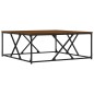 vidaXL Mesa de centro madera de ingeniería marrón roble 100x100x40 cm vidaXL Mesa de centro madera de ingeniería marrón roble 100x100x40 cm