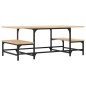 vidaXL Mesa de centro madera de ingeniería roble Sonoma 100x50,5x40 cm vidaXL Mesa de centro madera de ingeniería roble Sonoma 100x50,5x40 cm