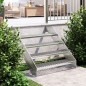 vidaXL Peldaño de rejilla acero galvanizado 90x24x7 cm vidaXL Peldaño de rejilla acero galvanizado 90x24x7 cm