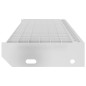 vidaXL Peldaño de rejilla acero galvanizado 90x24x7 cm vidaXL Peldaño de rejilla acero galvanizado 90x24x7 cm