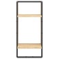 vidaXL Estante de pared con barra roble Sonoma 30x25x65 cm