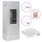 vidaXL Horno ahumador de BBQ con generador humo frío acero galvanizado vidaXL Horno ahumador de BBQ con generador humo frío acero galvanizado