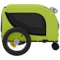 vidaXL Remolque de bicicleta mascotas hierro tela Oxford verde negro vidaXL Remolque de bicicleta mascotas hierro tela Oxford verde negro