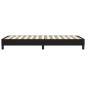 vidaXL Estructura de cama box spring tela negro 90x190 cm vidaXL Estructura de cama box spring tela negro 90x190 cm