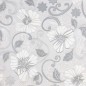 vidaXL Papel pintado de pared 3D estampado de flores gris vidaXL Papel pintado de pared 3D estampado de flores gris