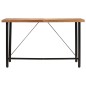 vidaXL Mesa alta de hierro y madera maciza de acacia 180x70x107 cm vidaXL Mesa alta de hierro y madera maciza de acacia 180x70x107 cm
