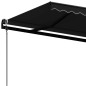 vidaXL Toldo retráctil automático gris antracita 400x350 cm