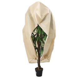 vidaXL Cubiertas para plantas con cremallera 2 uds 70 g/m² 3,93x3,5 m
