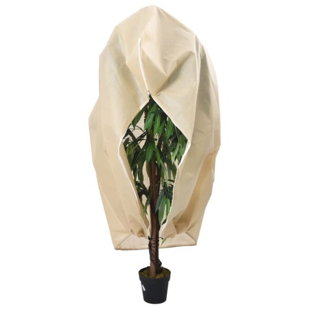 vidaXL Cubiertas para plantas con cremallera 4 uds 70 g/m² 3,14x2,5 m