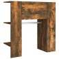 vidaXL Mueble de recibidor contrachapada roble ahumado 97,5x37x99 cm