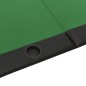 vidaXL Mesa de póquer plegable para 10 jugadores verde 206x106x75 cm vidaXL Mesa de póquer plegable para 10 jugadores verde 206x106x75 cm