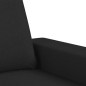 vidaXL Sillón de tela negro 60 cm vidaXL Sillón de tela negro 60 cm