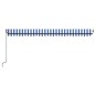 vidaXL Toldo automático LED sensor de viento azul y blanco 500x350 cm vidaXL Toldo automático LED sensor de viento azul y blanco 500x350 cm