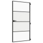 vidaXL Puerta interior delgada negra vidrio y aluminio 102,5x201,5 cm vidaXL Puerta interior delgada negra vidrio y aluminio 102,5x201,5 cm