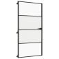 vidaXL Puerta interior delgada negra vidrio y aluminio 102,5x201,5 cm vidaXL Puerta interior delgada negra vidrio y aluminio 102,5x201,5 cm