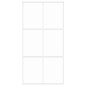 vidaXL Puerta corredera vidrio templado y aluminio blanca 102,5x205 cm vidaXL Puerta corredera vidrio templado y aluminio blanca 102,5x205 cm