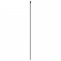 vidaXL Puerta corredera vidrio templado y aluminio negra 90x205 cm vidaXL Puerta corredera vidrio templado y aluminio negra 90x205 cm