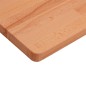 vidaXL Encimera de baño madera maciza de haya 100x60x1,5 cm