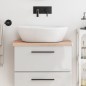 vidaXL Encimera de baño madera maciza de haya 60x40x2,5 cm vidaXL Encimera de baño madera maciza de haya 60x40x2,5 cm