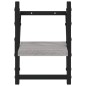 vidaXL Estantes de pared con barras 2 uds gris Sonoma 20x25x30 cm vidaXL Estantes de pared con barras 2 uds gris Sonoma 20x25x30 cm