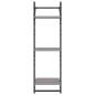 vidaXL Estantes pared con barras 6 pzas madera ingeniería gris Sonoma vidaXL Estantes pared con barras 6 pzas madera ingeniería gris Sonoma
