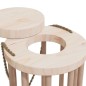 vidaXL Comedero de heno para conejos madera maciza abeto Ø15x25,5 cm vidaXL Comedero de heno para conejos madera maciza abeto Ø15x25,5 cm