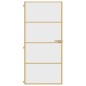 vidaXL Puerta de interior dorada vidrio templado y aluminio 93x201,5cm vidaXL Puerta de interior dorada vidrio templado y aluminio 93x201,5cm
