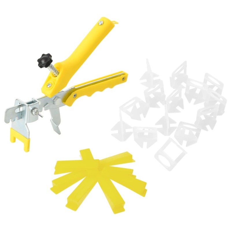 vidaXL Sistema para nivelación de azulejos 500 cuñas 2500 calzos 2 mm vidaXL Sistema para nivelación de azulejos 500 cuñas 2500 calzos 2 mm