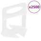 vidaXL Sistema para nivelación de azulejos 500 cuñas 2500 calzos 2 mm vidaXL Sistema para nivelación de azulejos 500 cuñas 2500 calzos 2 mm