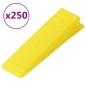vidaXL Sistema para nivelación de azulejos 250 cuñas 500 calzos 2 mm vidaXL Sistema para nivelación de azulejos 250 cuñas 500 calzos 2 mm