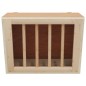vidaXL Comedero heno para conejos madera maciza abeto 25x18,5x20,5 cm vidaXL Comedero heno para conejos madera maciza abeto 25x18,5x20,5 cm