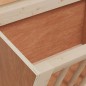 vidaXL Comedero heno para conejos madera maciza abeto 25x18,5x20,5 cm vidaXL Comedero heno para conejos madera maciza abeto 25x18,5x20,5 cm