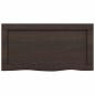 vidaXL Estante pared madera roble tratada marrón oscuro 40x30x(2-4) cm vidaXL Estante pared madera roble tratada marrón oscuro 40x30x(2-4) cm