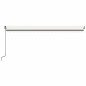 vidaXL Toldo retráctil automático crema 500x350 cm vidaXL Toldo retráctil automático crema 500x350 cm
