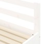 vidaXL Sofá cama nido madera maciza de pino blanco 90x190 cm vidaXL Sofá cama nido madera maciza de pino blanco 90x190 cm