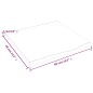vidaXL Estante de pared madera maciza de roble sin tratar 60x60x2 cm vidaXL Estante de pared madera maciza de roble sin tratar 60x60x2 cm
