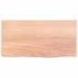 vidaXL Estante de pared madera de roble tratada marrón claro 40x20x2cm vidaXL Estante de pared madera de roble tratada marrón claro 40x20x2cm