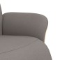 vidaXL Sillón reclinable con reposapiés tela gris taupe vidaXL Sillón reclinable con reposapiés tela gris taupe
