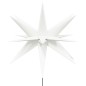 vidaXL Lámpara de Navidad LED y estaca de tierra plegable blanca 57 cm vidaXL Lámpara de Navidad LED y estaca de tierra plegable blanca 57 cm