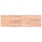 vidaXL Tablero mesa madera tratada borde natural marrón 200x60x(2-4)cm vidaXL Tablero mesa madera tratada borde natural marrón 200x60x(2-4)cm