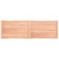 vidaXL Tablero mesa madera tratada borde natural marrón 200x60x(2-4)cm vidaXL Tablero mesa madera tratada borde natural marrón 200x60x(2-4)cm
