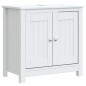 vidaXL Juego de muebles de baño BERG 3 pzas madera maciza pino blanco