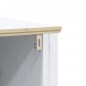 vidaXL Juego de muebles de baño BERG 3 pzas madera maciza pino blanco
