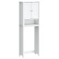 vidaXL Mueble para inodoro BERG madera maciza blanco 60x27x164,5 cm vidaXL Mueble para inodoro BERG madera maciza blanco 60x27x164,5 cm