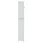 vidaXL Mueble para inodoro BERG madera maciza blanco 60x27x164,5 cm vidaXL Mueble para inodoro BERG madera maciza blanco 60x27x164,5 cm