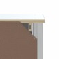 vidaXL Mueble para inodoro BERG madera maciza blanco 60x27x164,5 cm vidaXL Mueble para inodoro BERG madera maciza blanco 60x27x164,5 cm